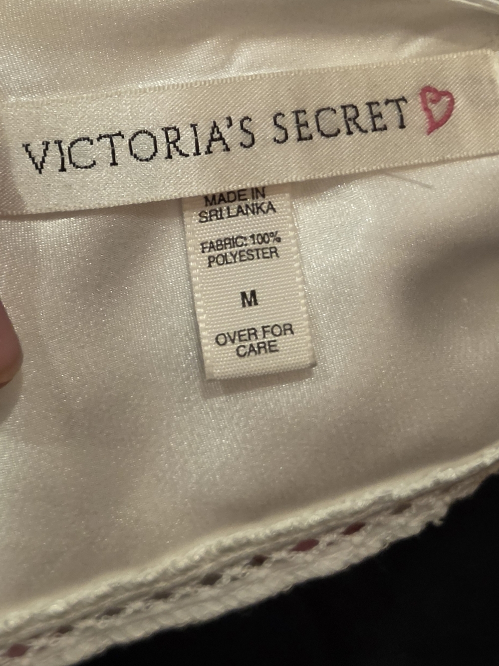 Victoria's Secret White Sheer & Satin Bridal Chemise SzM - Picture 7 of 7